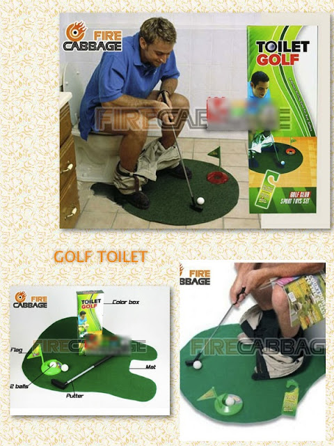 Barang unik dan lucu : Golf TOILET