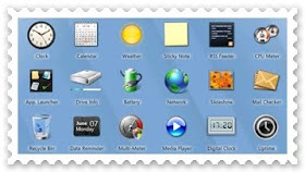 Vista Rainbar,Windows Vista sidebar,Windows XP desktop