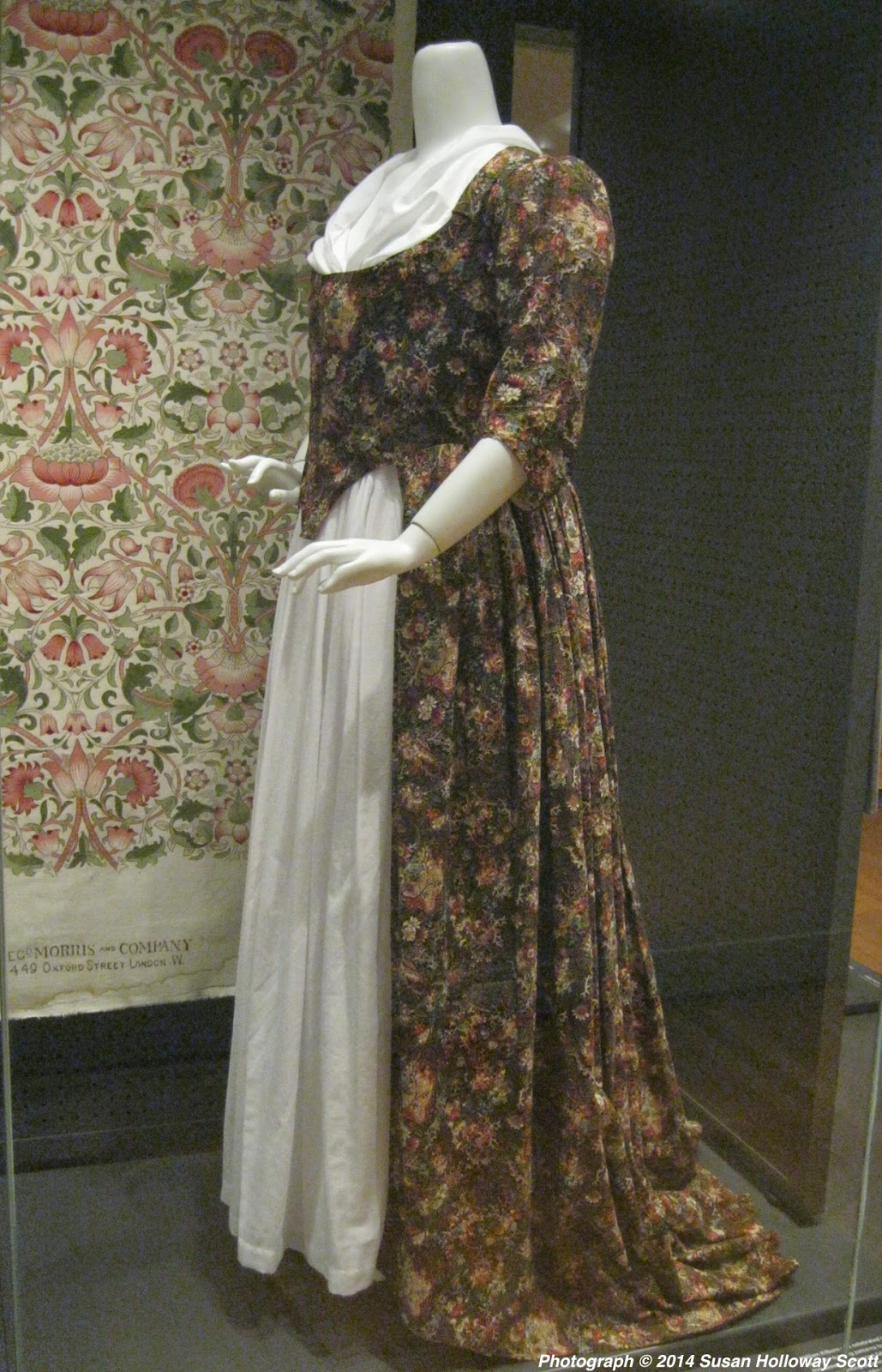 19th century calico dress