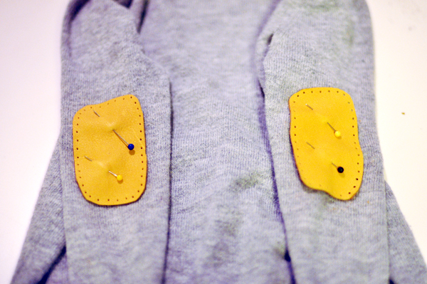 How to Sew Elbow Patches 
