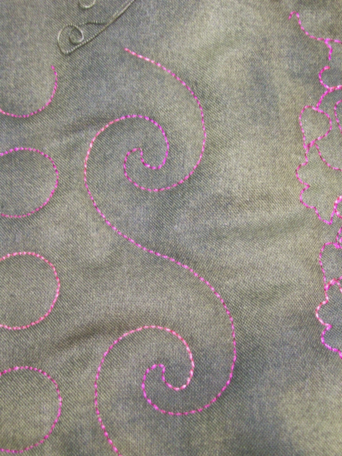 Color Me Quilty Quilting with Decorative Stitches Experiment