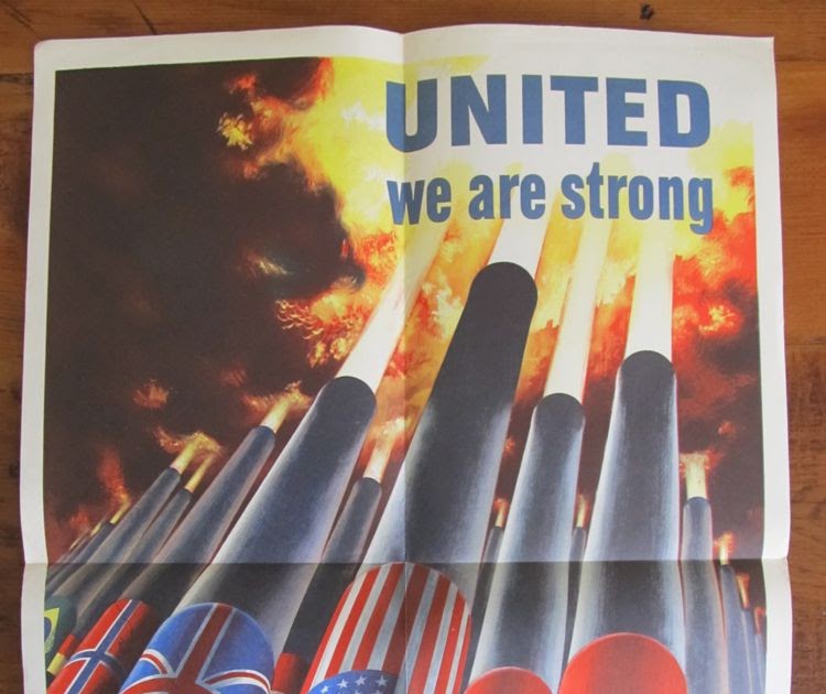 WWIIPosterProject UNITED we are strong / UNITED we will win (2)