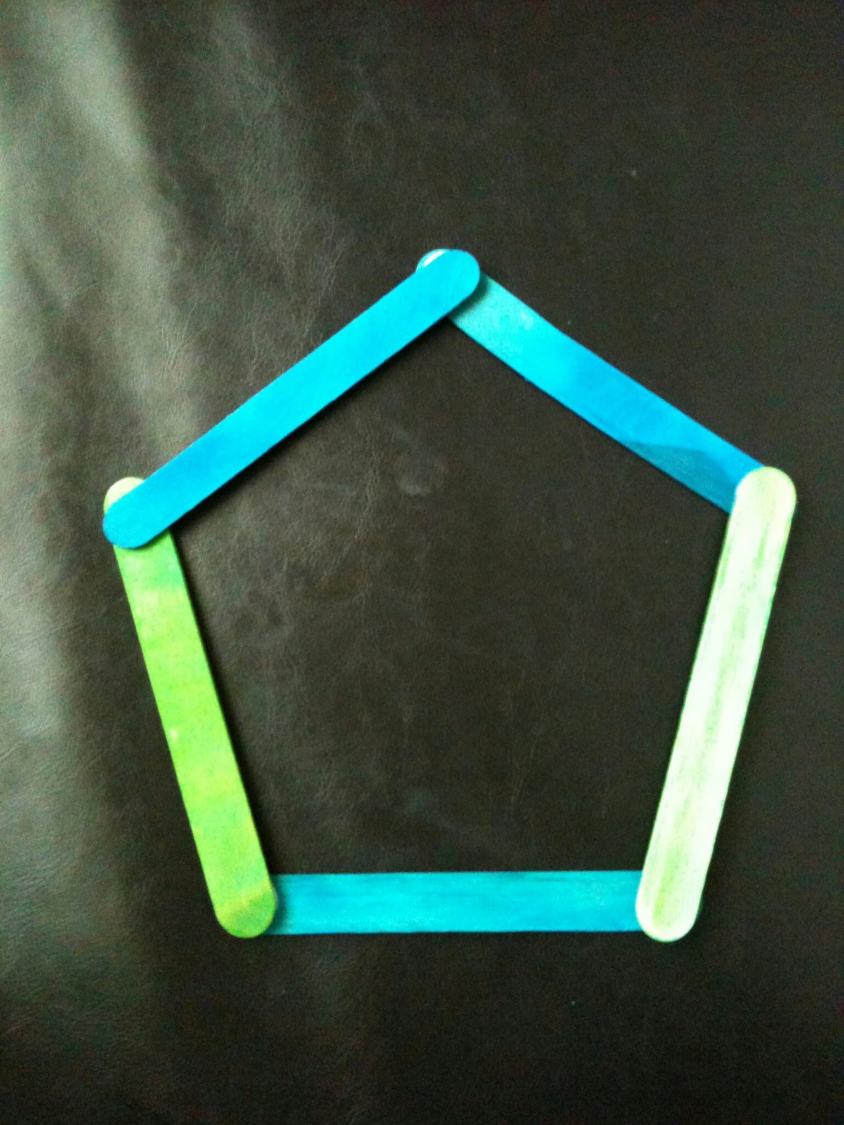 For the Love of Learning: Build & Learn Shapes With Velcro Craft Sticks