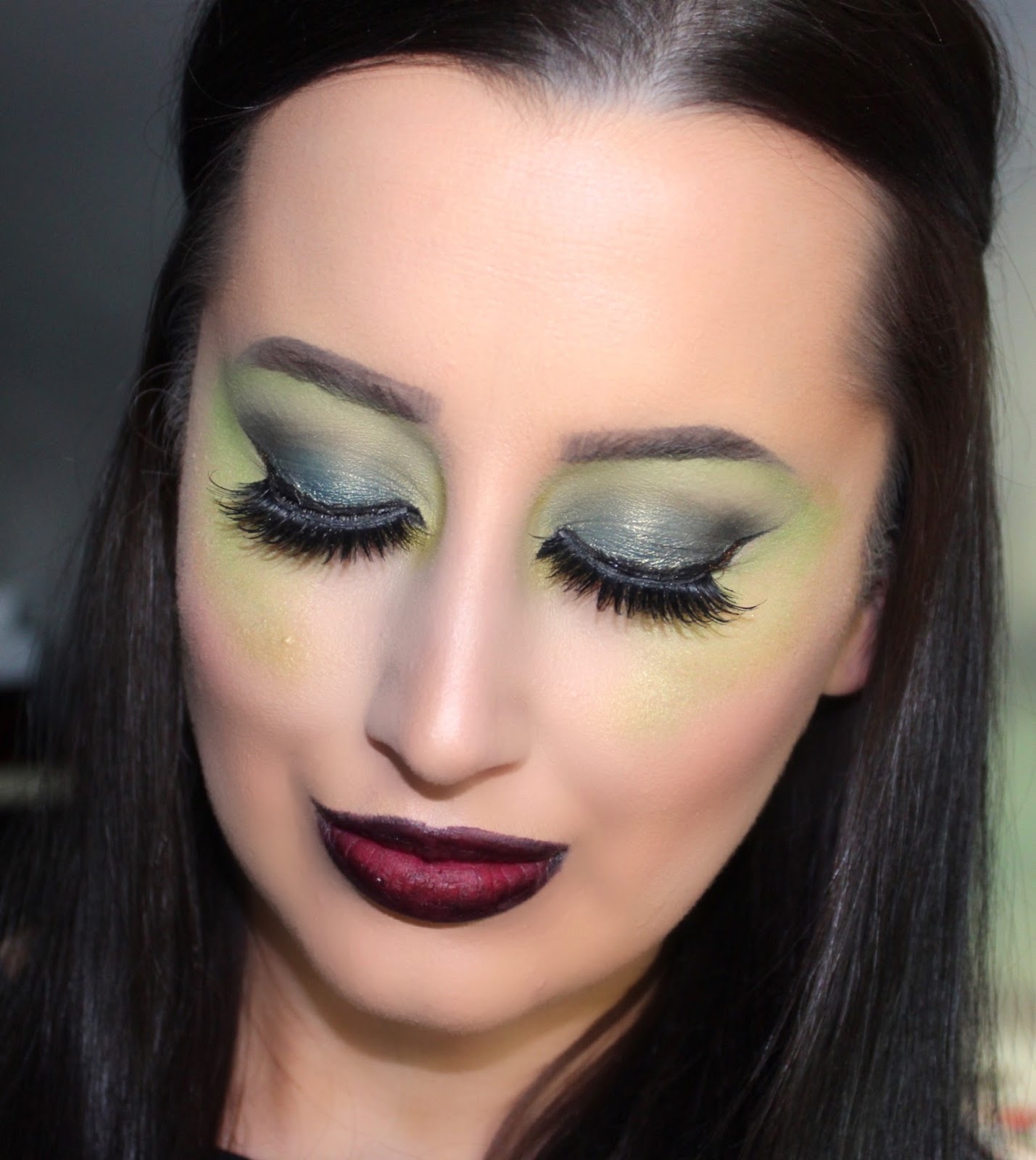 Wicked Witch Halloween Makeup Tutorial Ashley Riley