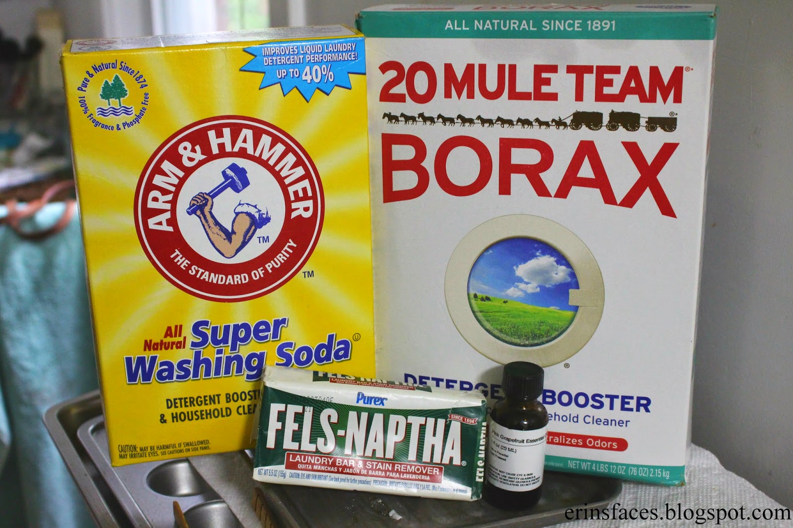 erin's faces DIY AllNatural Laundry Detergent