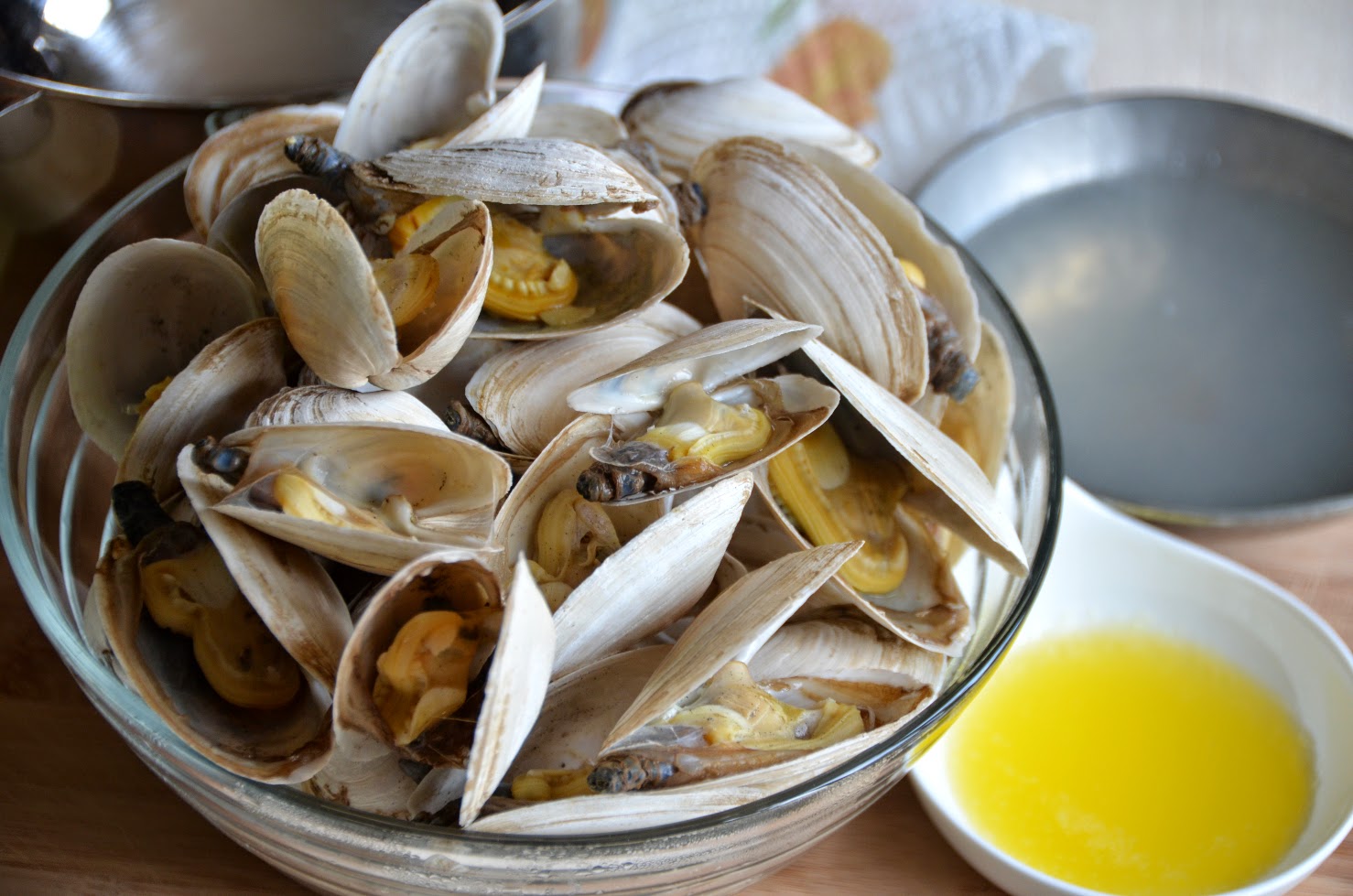 how to steam clams on the stove