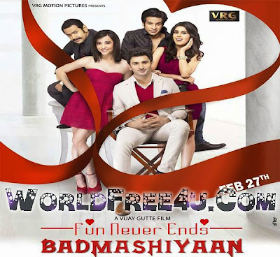 Poster Of Hindi Movie Badmashiyaan (2015) Free Download Full New Hindi Movie Watch Online At worldfree4u.com