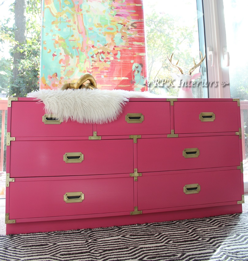 RPK Interiors A Pink Campaign Styled Dresser