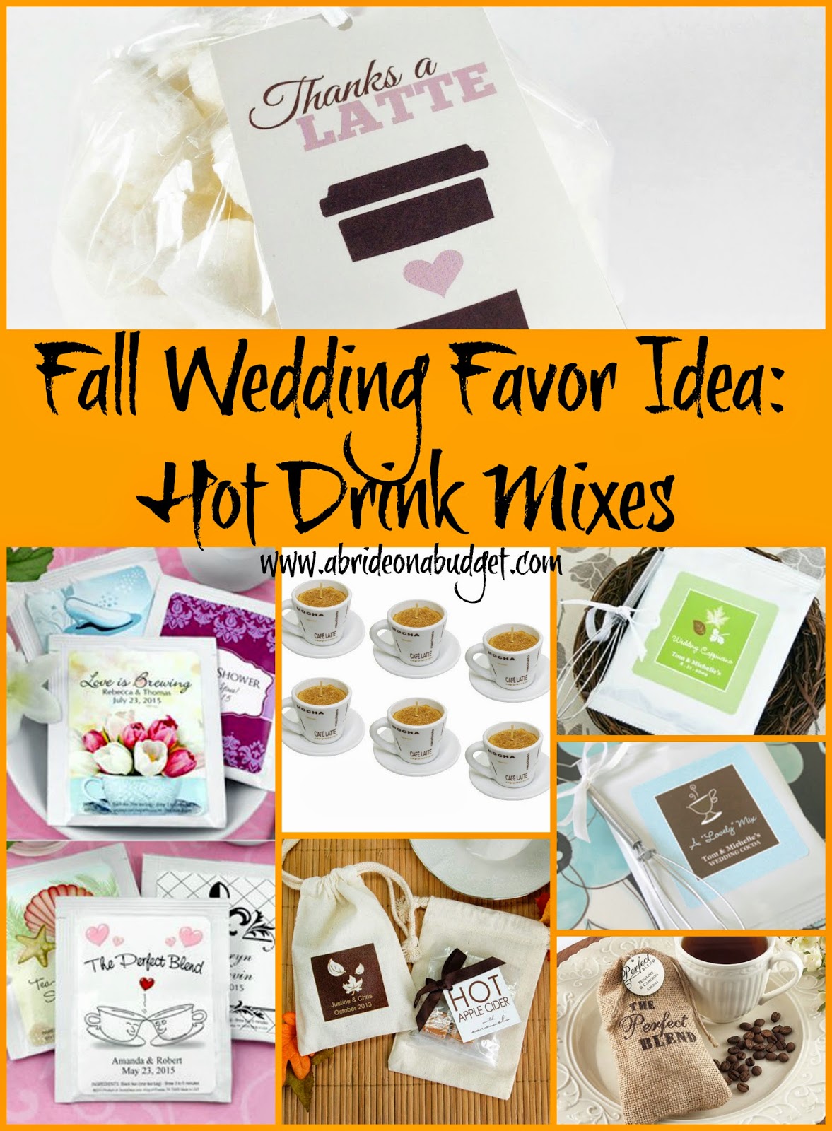 Hot Drink Mixes Wedding Favors A Bride On A Budget