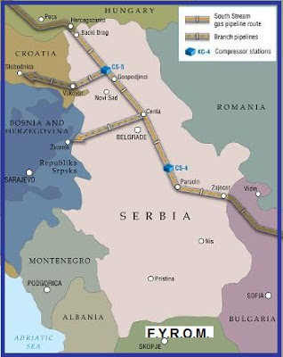 Gazprom's map after the necessary correction with the name "FYROM"