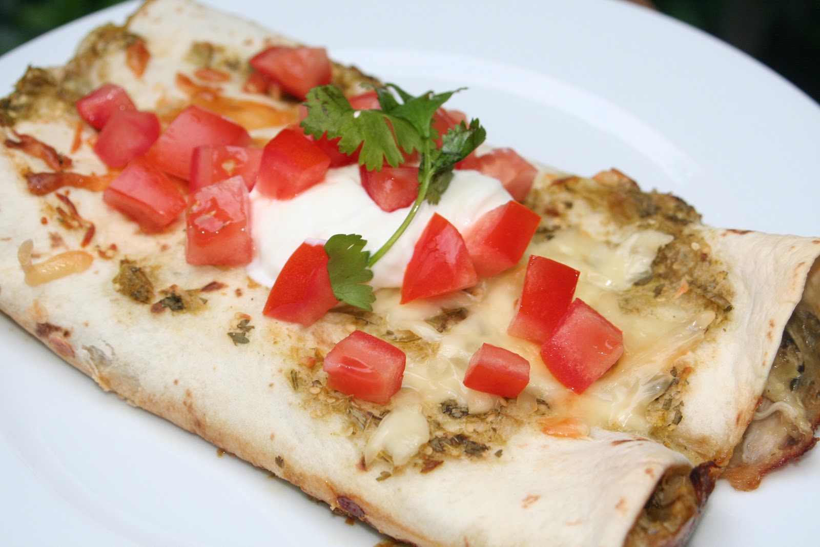 Cooking in Kirkland Green Enchiladas