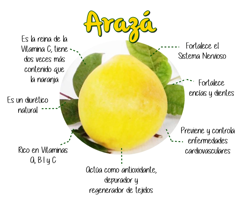 SELVA DE SABORES Beneficios del arazá