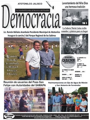 DEMOCRACIA En Atotonilco Jalisco