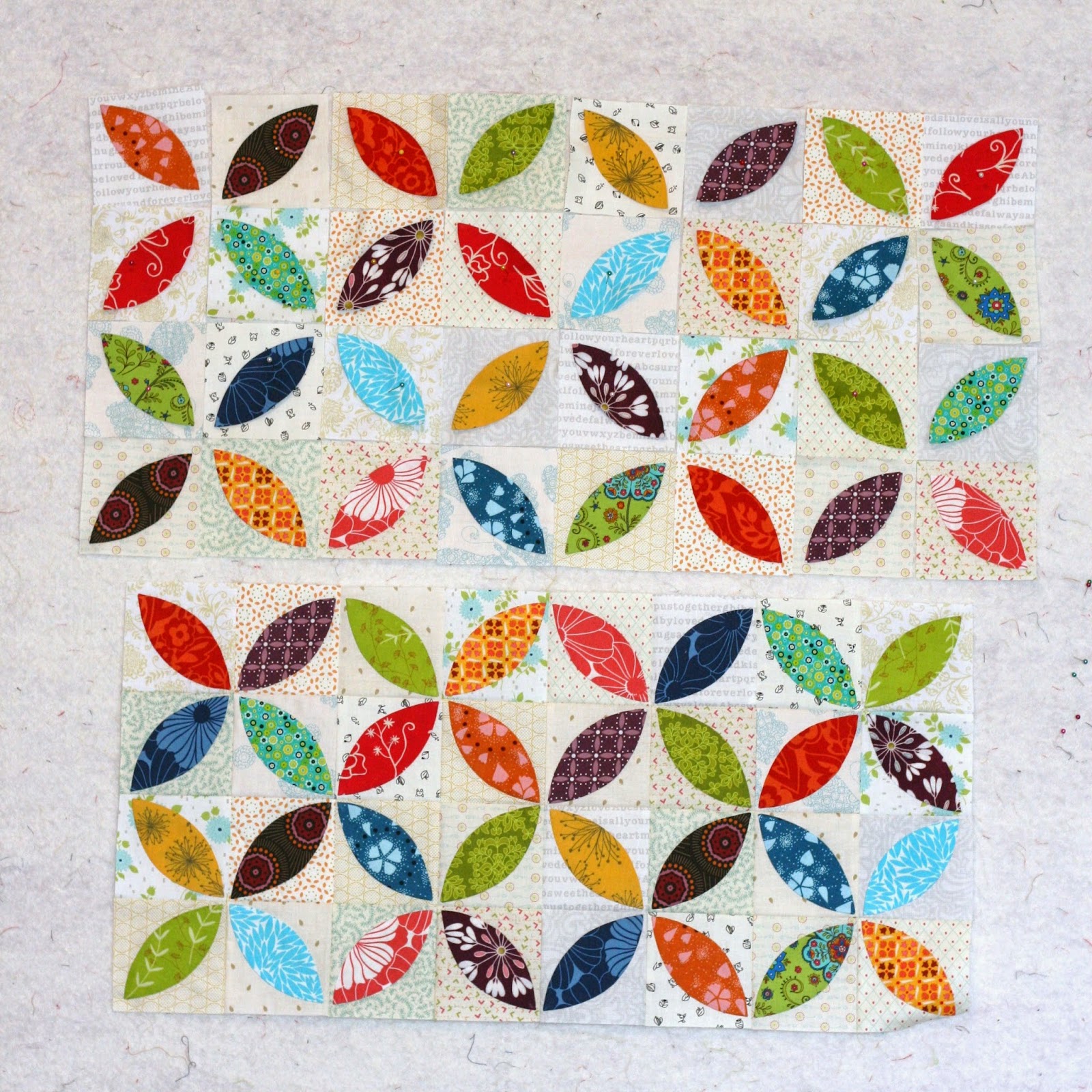 Gigi's Thimble Orange Peel Mini Quilt and a Quilt Along!