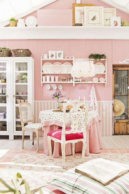 Comedores color rosa | Ideas para decorar, diseñar y mejorar tu casa.