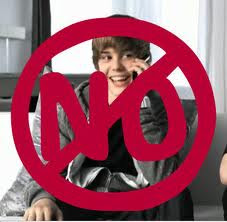 diga não a Justin Bieber