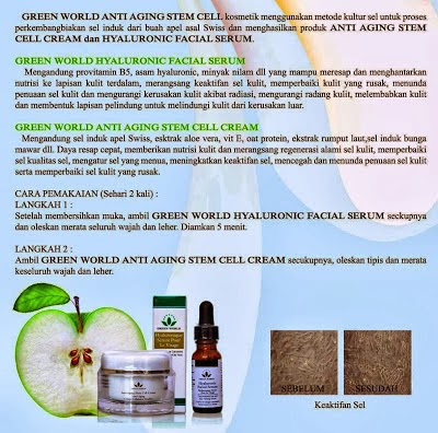Green World Anti Aging Steam Cell Green World Anti Aging Steam Cell