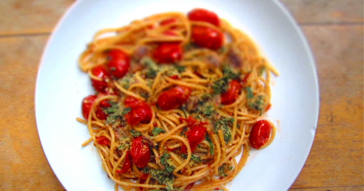 Milk & Mode Roasted Tomato and Anchovy Oreganata Pasta