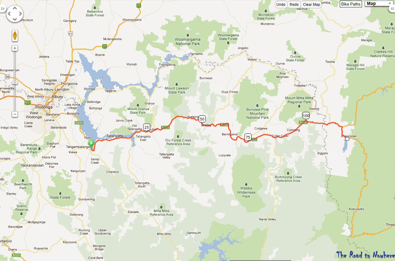 The Road to Nowhere VIC Rides