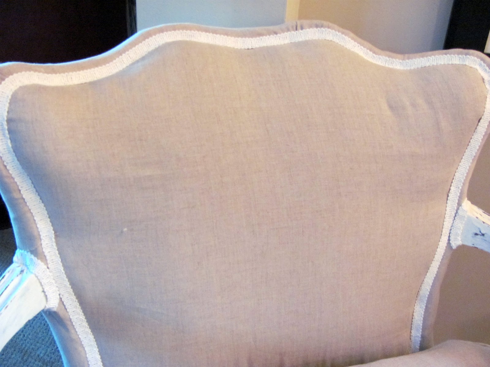 Header Linen Chair Love