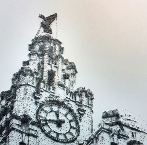 09-The-Liver-Building-David-Foster-Stippling-Art-with-Nails-www-designstack-co