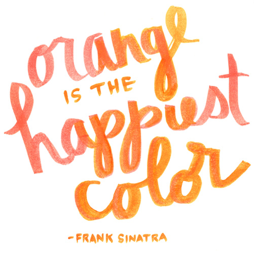 orange with the word quotes quotesgram orange word