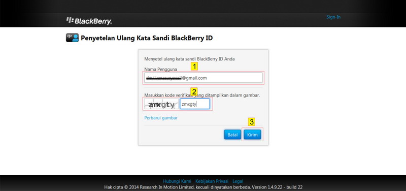 Cara Mengatasi Lupa Kata Sandi Blackberry Id Tutorial Android