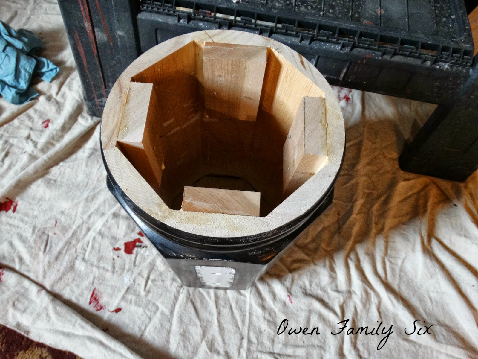 Owen Family Six Pedestal Table Turned Coffee Table