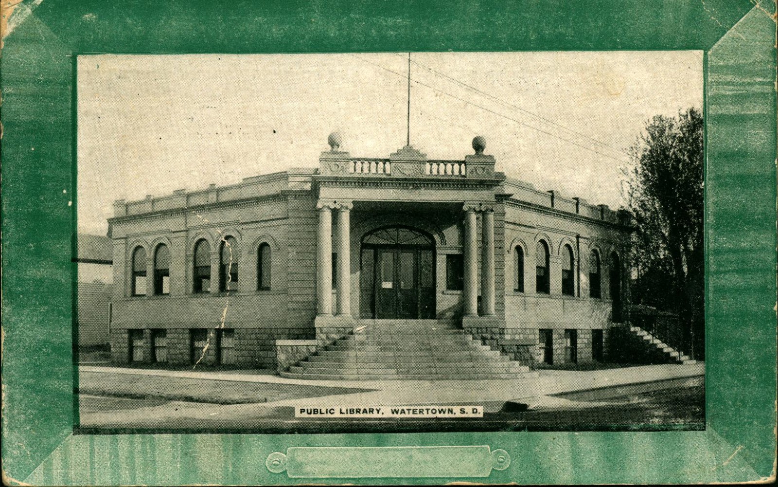 Library Postcards 1906 Library, Watertown, South Dakota