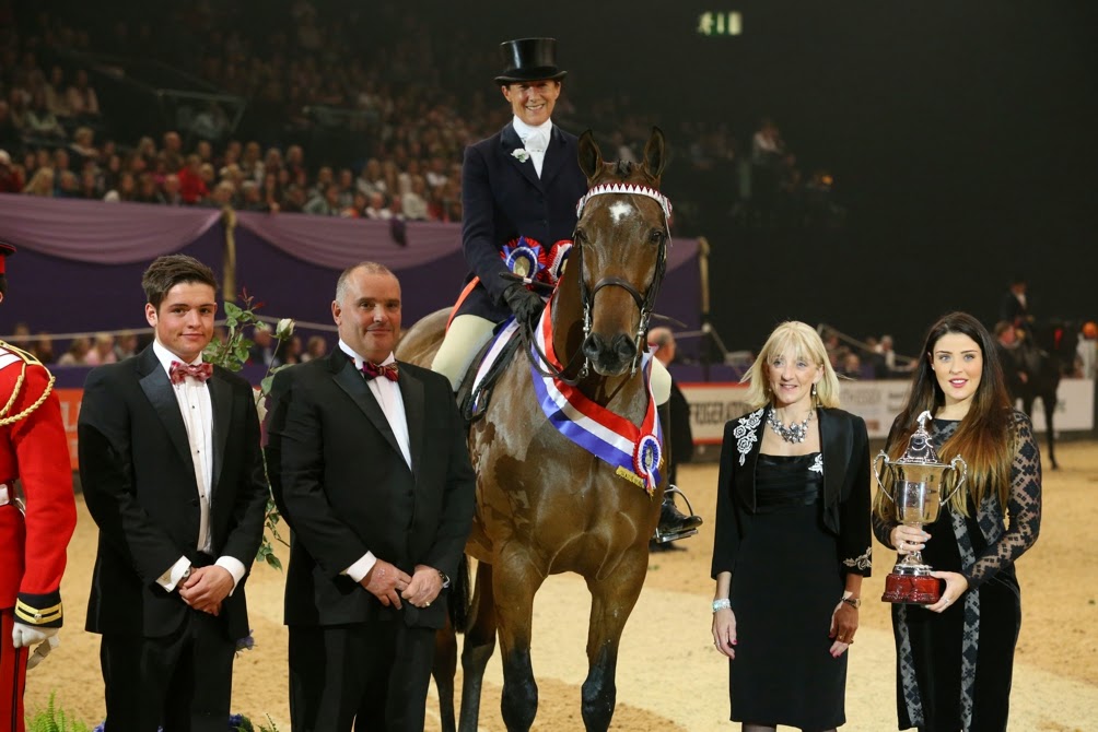 Absorbine sponsored Jayne Ross takes the HOYS Supreme Horse of the Year
