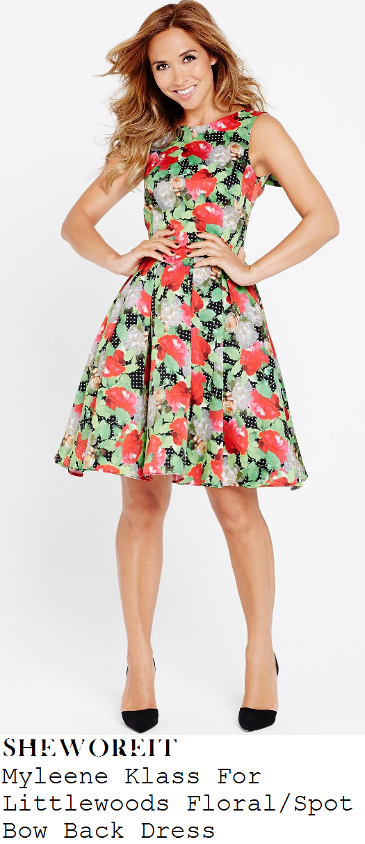 myleene-klass-multicoloured-floral-polka-dot-print-sleeveless-prom-dress
