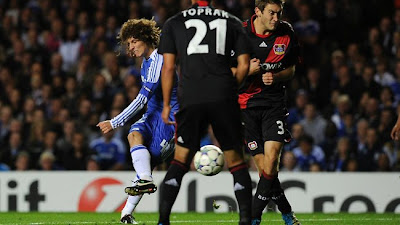 david%2Bluiz David Luiz and Mata Put Chelsea On Top In Group E