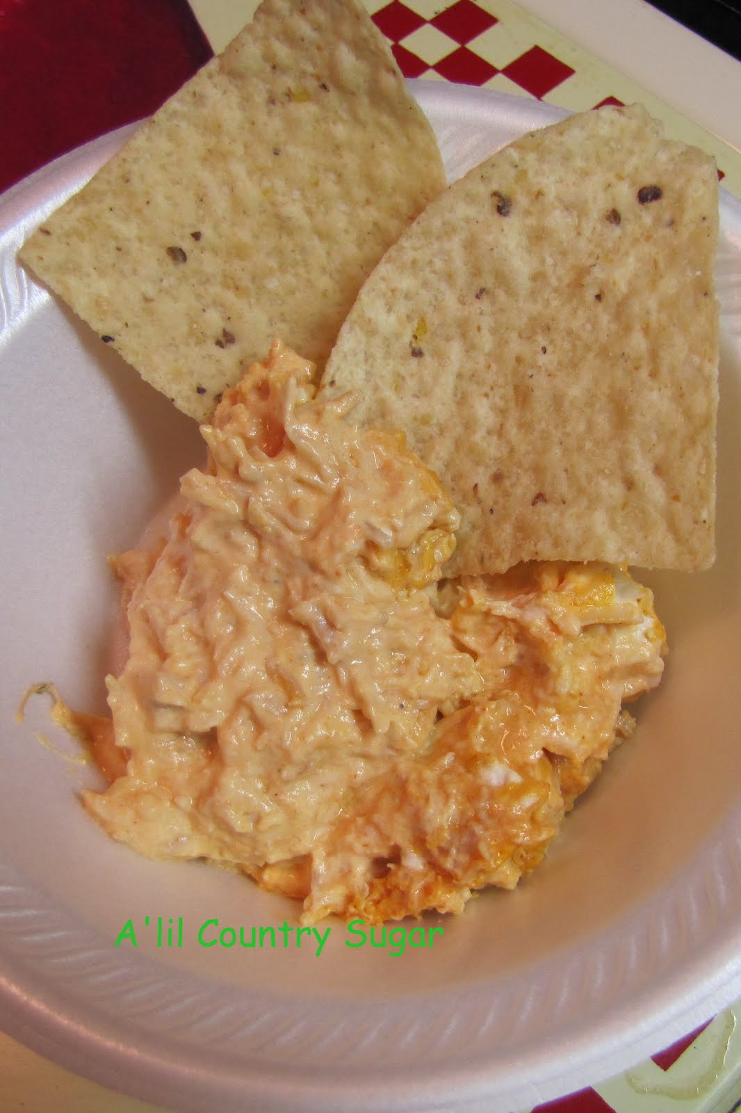 A'lil Country Sugar Frank's Red Hot Buffalo Chicken Dip