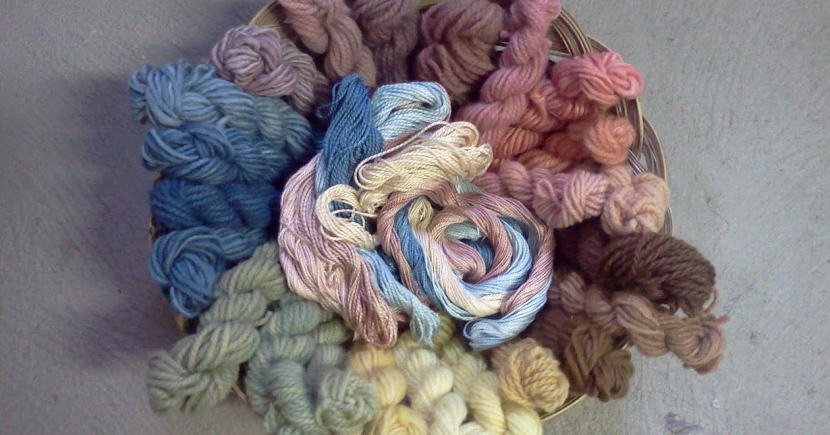 Little Mountain Fiber Studio plant dyed fabrics and wool rovings