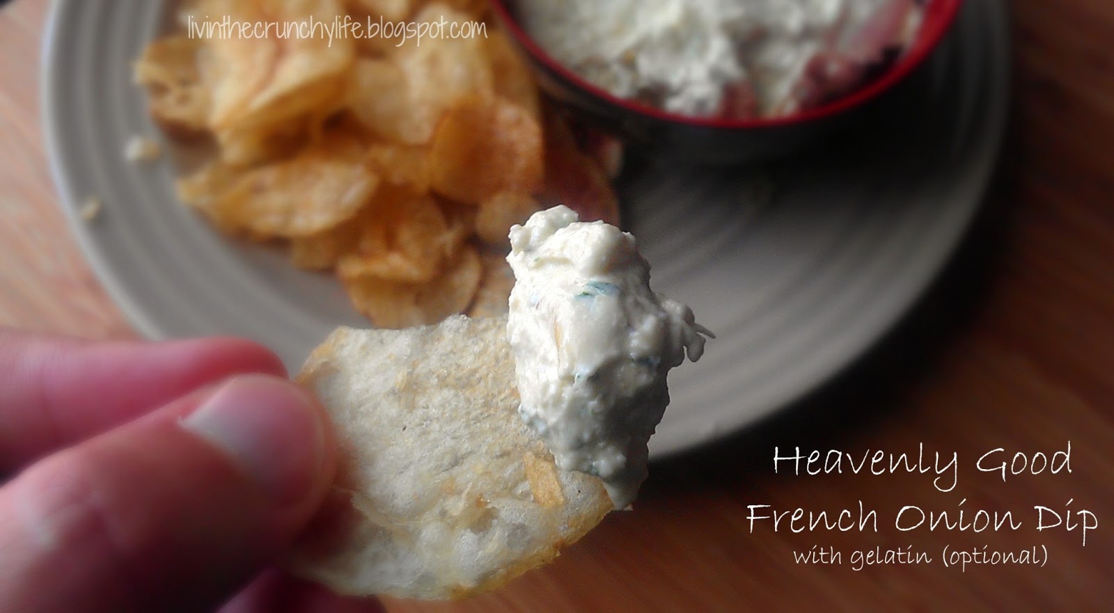 Homemade French Onion Dip, Copycat Heluva Good (with Dairy Free Option) Livin' the Crunchy Life