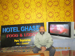 Breakfast at "Ghasel Hotel", my residence in Thimphu.