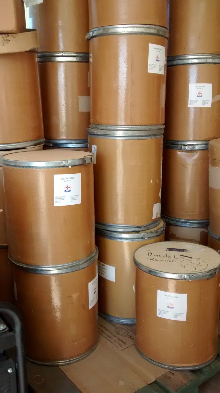 Spirulina "Flor de Lis" Astronaut Food NASA and Spirulina (Argentina)