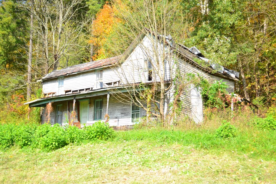 Vanishing Eastern Kentucky Old House on Tygarts Creek, Greenup Co. KY