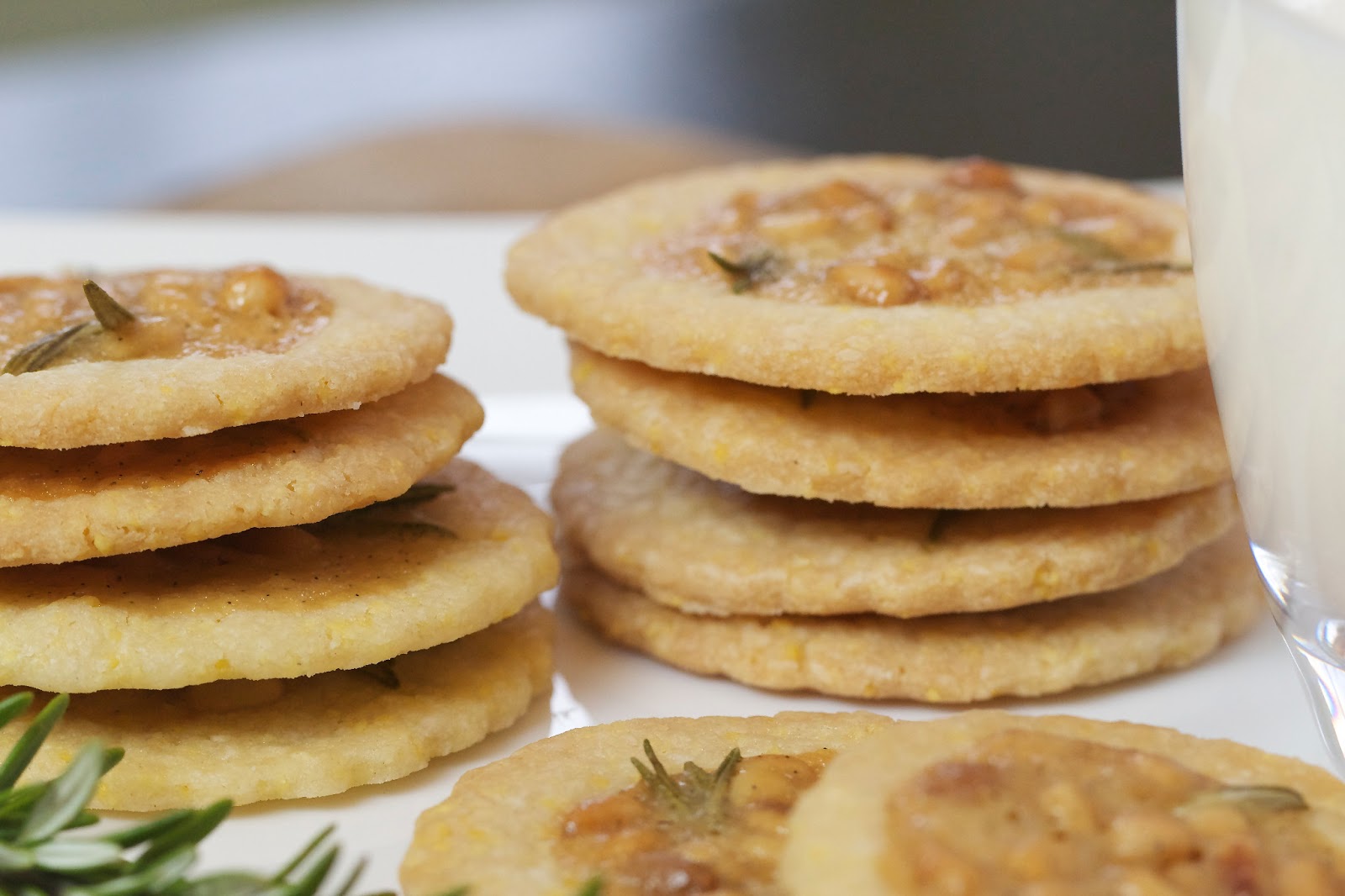 Thyme In Our Kitchen RosemaryPine Nut Cookies
