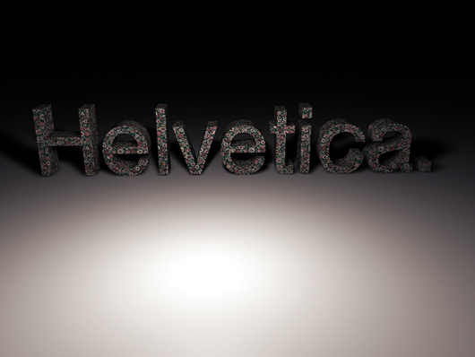 Helvetica Inspired Artworks