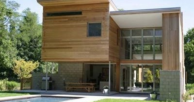 Fachadas de Casas Modernas: Fachada de casa de campo moderna