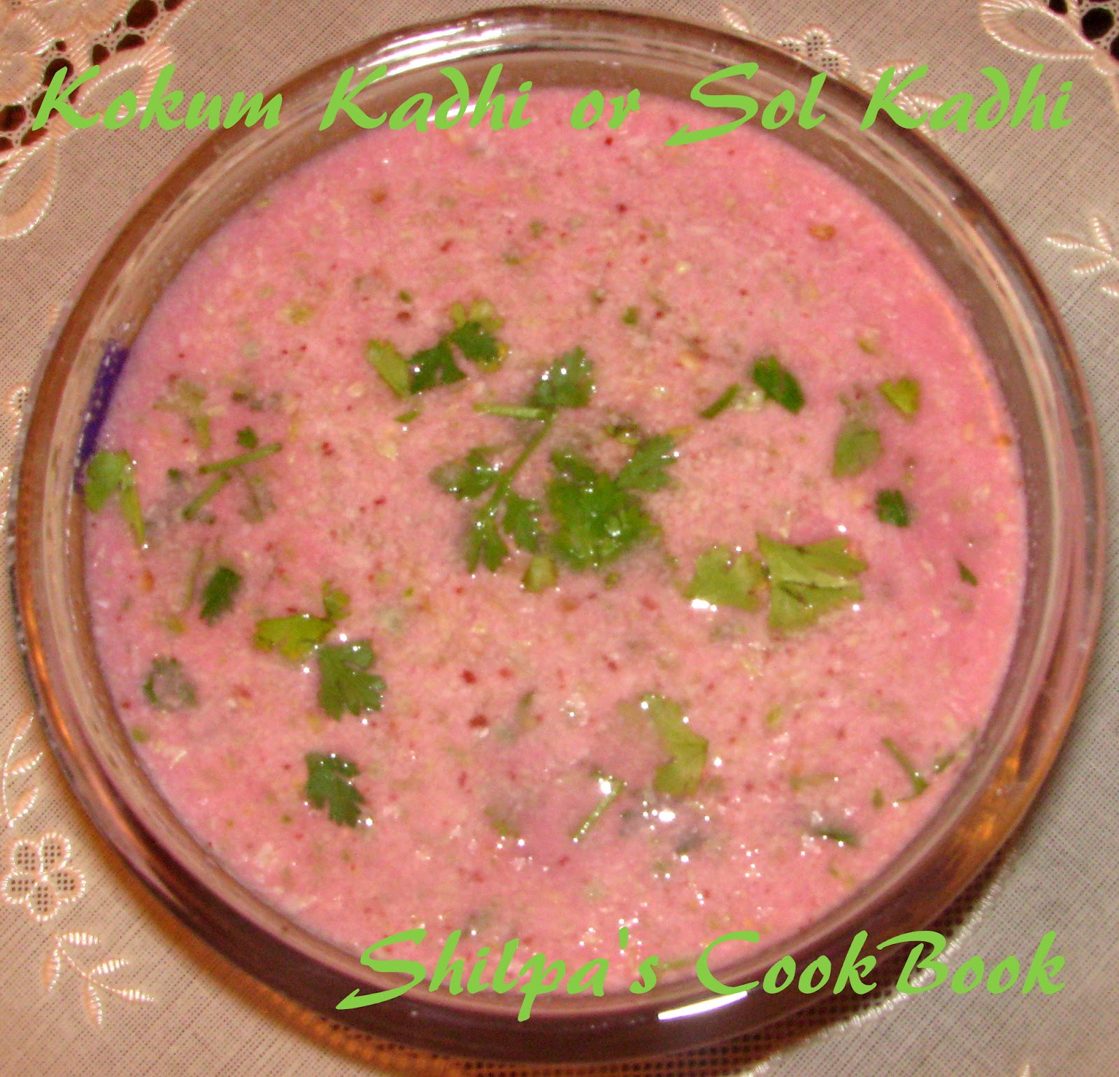 Cook Book Kokum Kadi or Sol Kadi