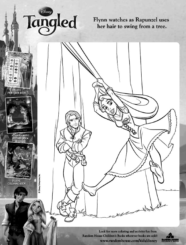 Cartoon Design Rapunzel And Eugene Fizherbert Disney