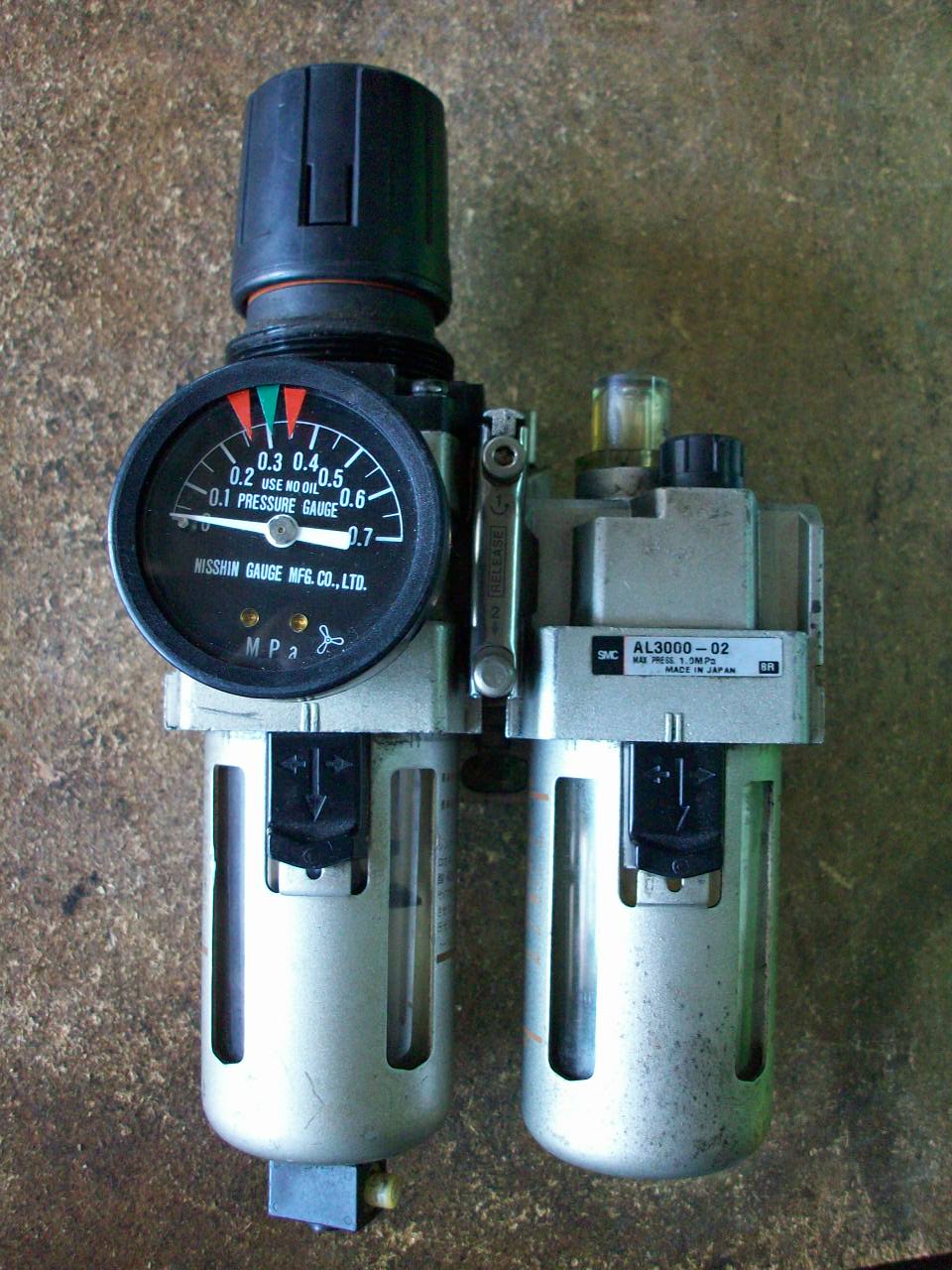 僑大機械五金行 Smc Aw30 03g Al30 03 調壓過濾器 給油器 二點組合