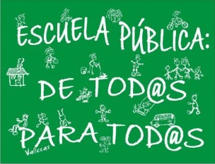 A FAVOR DE LA ESCUELA PÚBLICA