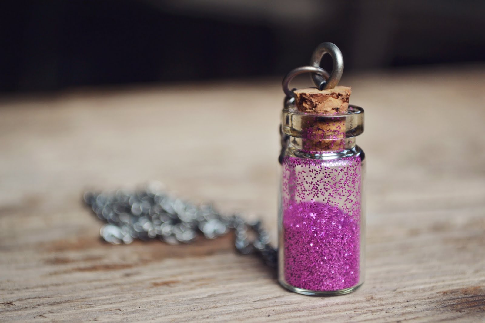 p.s.♡ diy glass bottle necklaces