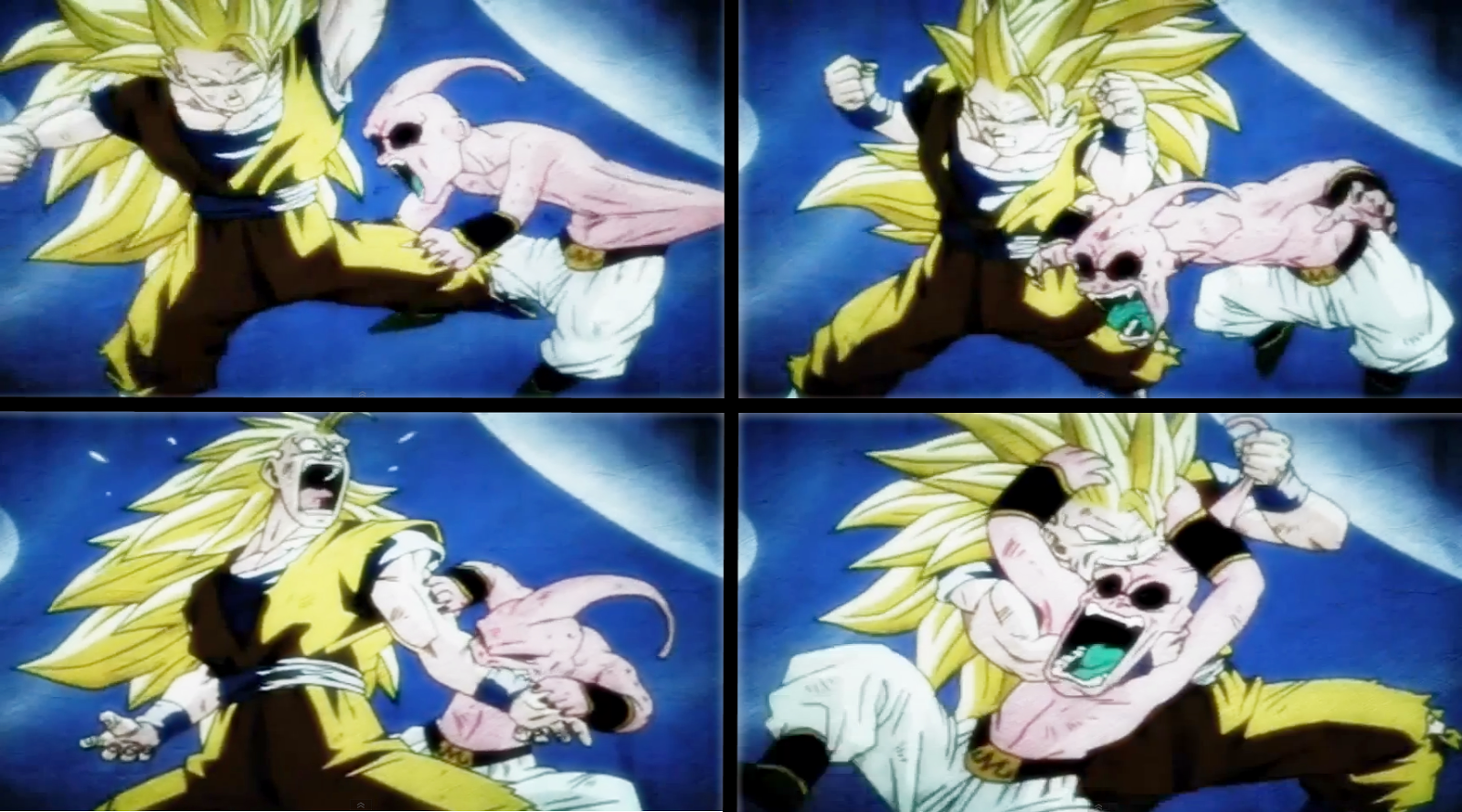 Dragon Ball Z: Goku SSJ3 vs Kid Buu - A Mordida