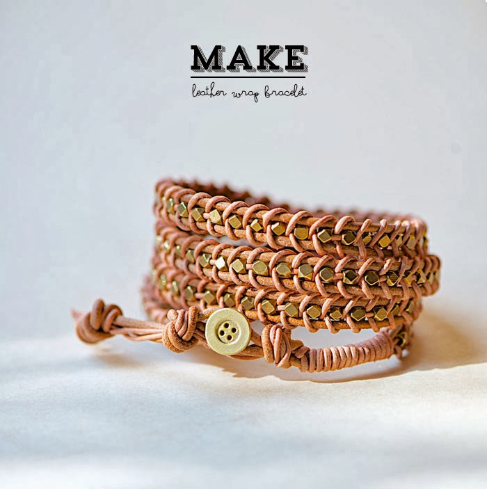 DIY Leather Wrap Bracelet The Idea King