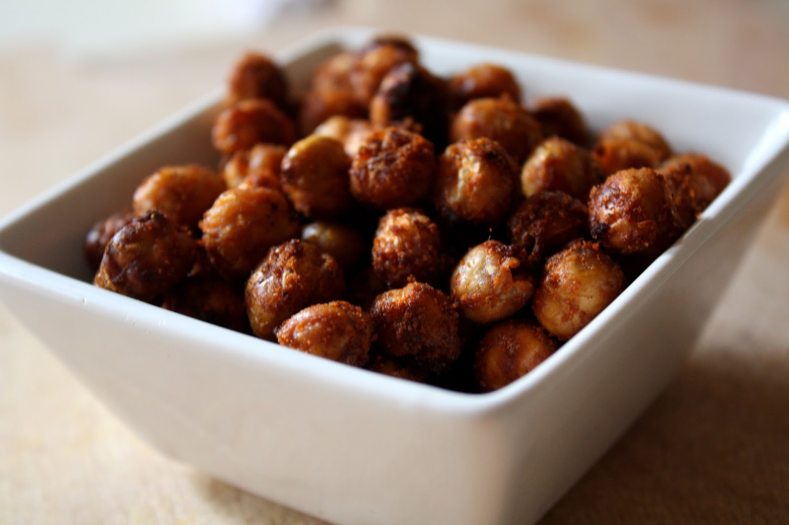 cuisine SPICY ROASTED CHICKPEAS snack snack . m i k s t e