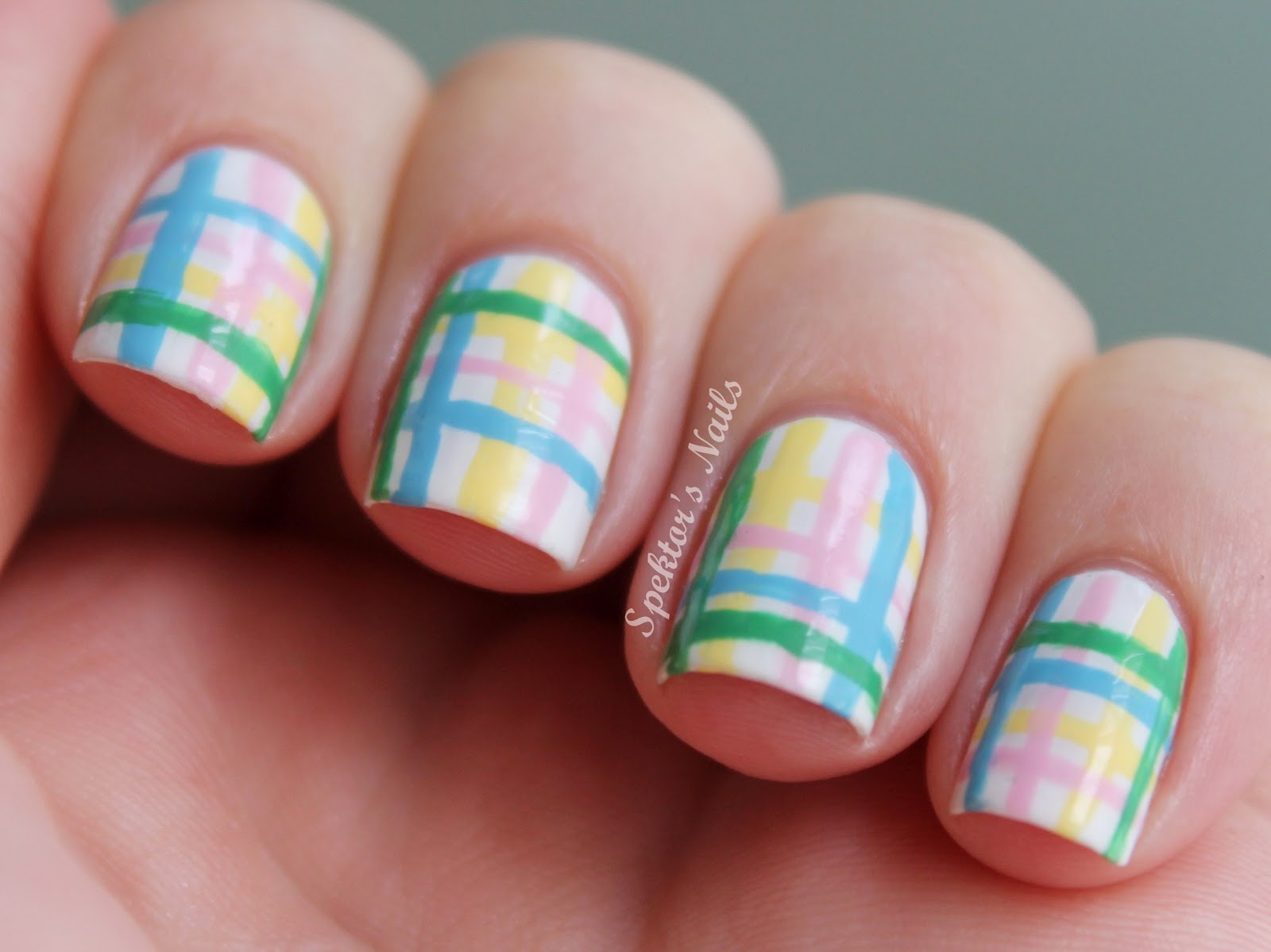 10. Pastel Striped Nail Art - wide 4